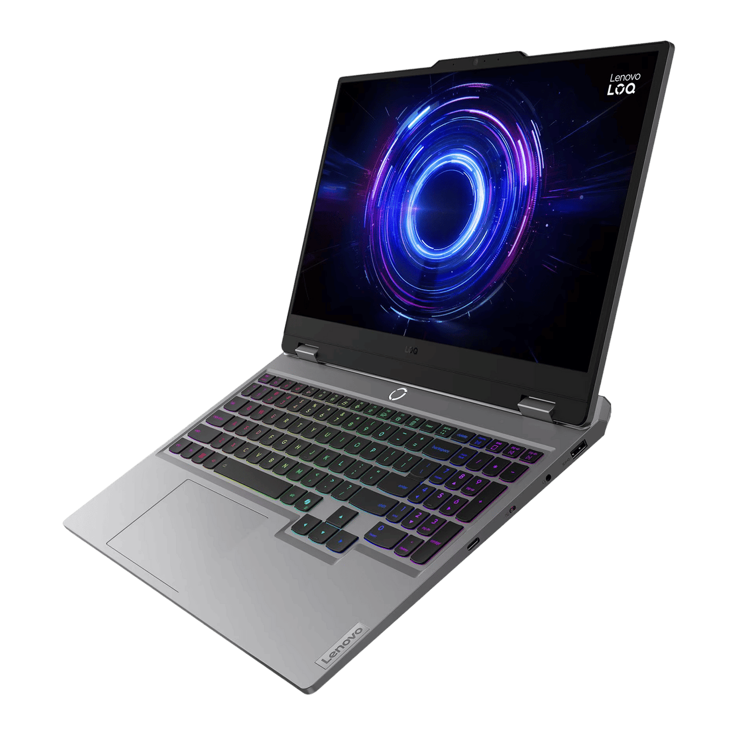 Lenovo LOQ 15IRX10 Intel Core i7 14th Gen Gaming Laptop (16GB, 1TB SSD, Windows 11 Home, 8GB Graphics, 15.6 Inch 144 Hz Full HD IPS Display, NVIDIA GeForce RTX 5050, MS Office Home 2024, Luna Grey, 2.4 KG)