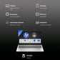 HP 15-FD0651TU Intel Core 5 120U 13th Gen Laptop (8GB, 512GB SSD, Windows 11 Home, 15.6 inch Full HD Display, MS Office Home 2024, Natural Silver, 1.59 KG)