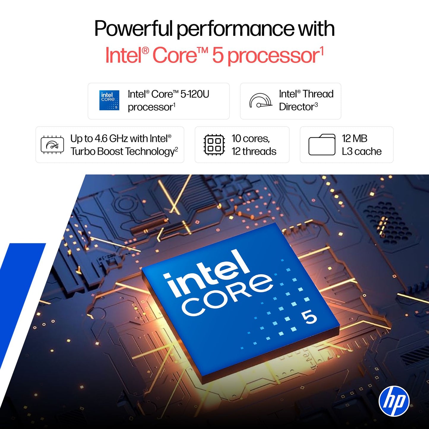 HP 15-FD0651TU Intel Core 5 120U 13th Gen Laptop (8GB, 512GB SSD, Windows 11 Home, 15.6 inch Full HD Display, MS Office Home 2024, Natural Silver, 1.59 KG)