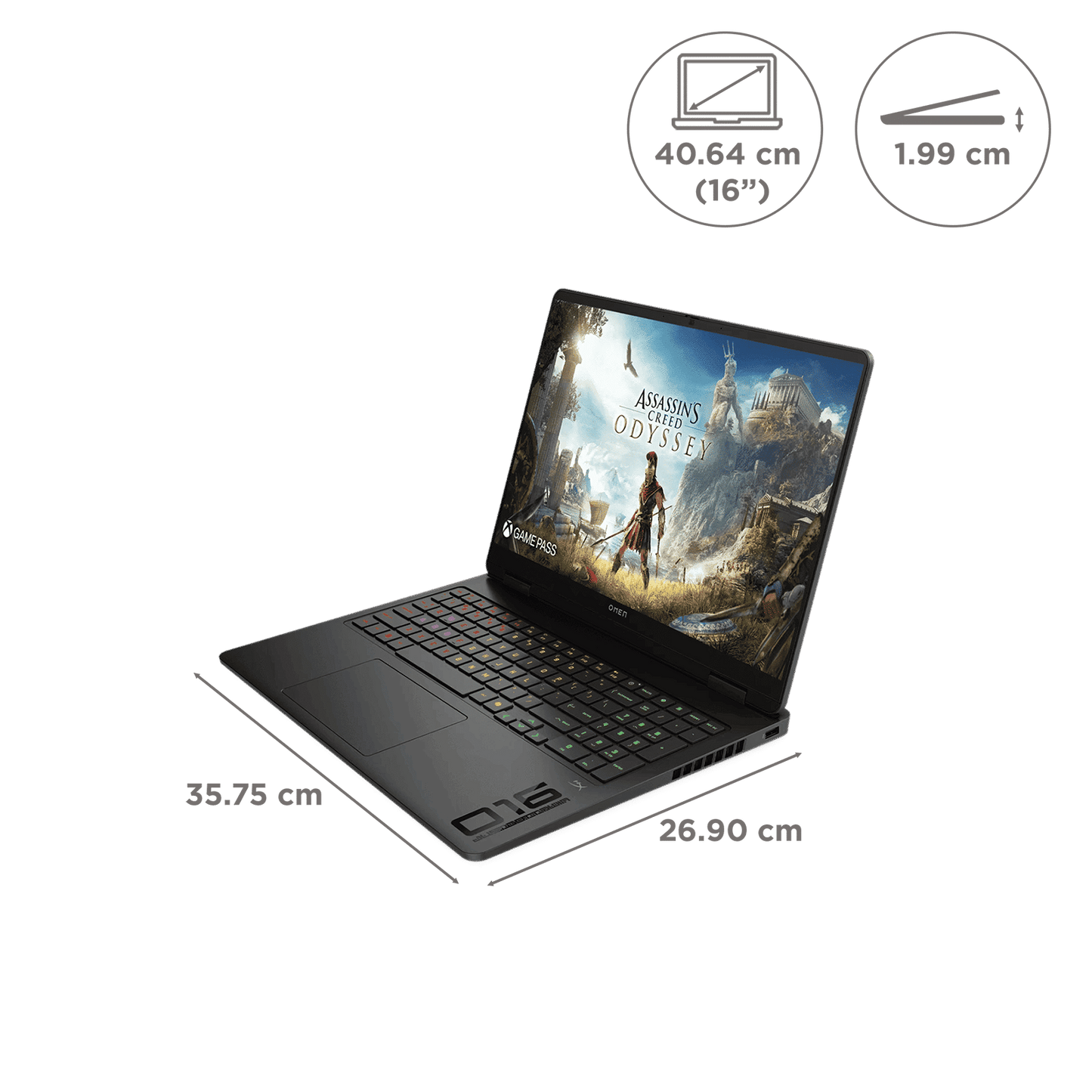 HP OMEN 16-an0012TX Intel Core Ultra 9 Gaming Laptop (32GB, 1TB SSD, Windows 11 Home, 8GB Graphics, 16 inch 165 Hz 2K IPS Display, NVIDIA GeForce RTX 5070, MS Office Home 2024, Shadow Black, 2.42 KG)