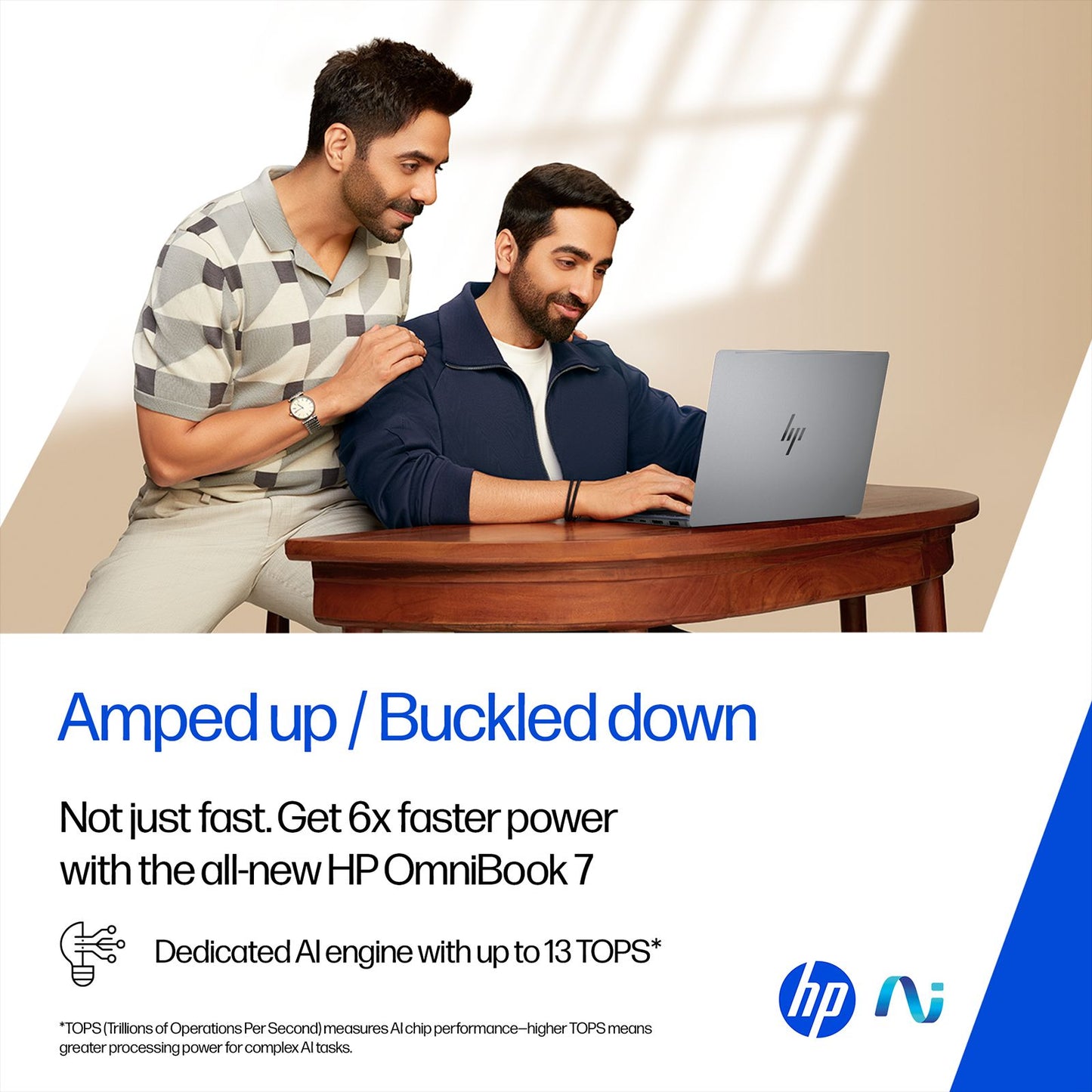 HP OmniBook 7 Intel Core Ultra 5 Laptop (16GB, 512GB SSD, Windows 11, 14 inch 2K OLED Display, MS Office 2024, Meteor Silver, 1.41 KG)