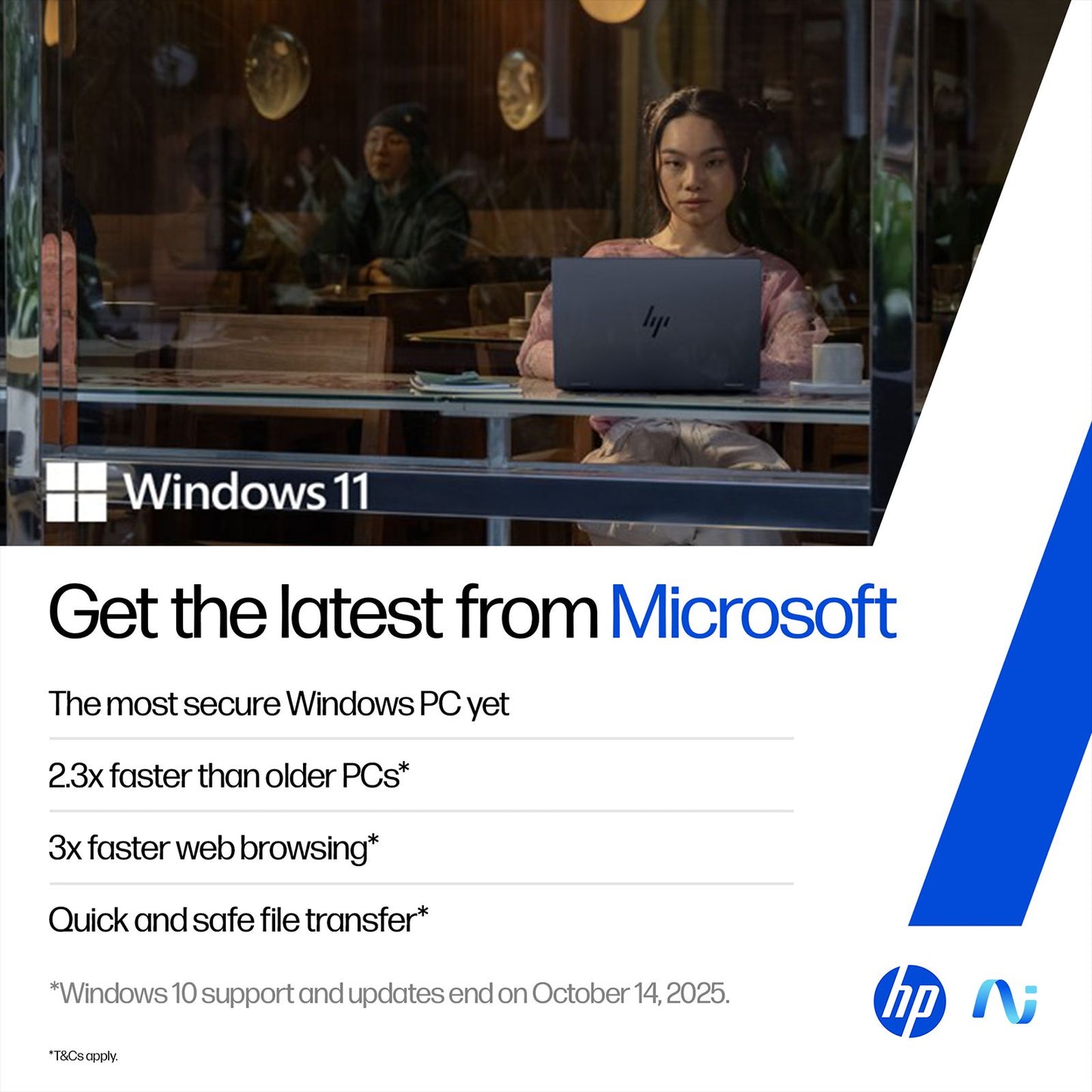 HP OmniBook 7 Intel Core Ultra 5 Laptop (16GB, 512GB SSD, Windows 11, 14 inch 2K OLED Display, MS Office 2024, Meteor Silver, 1.41 KG)