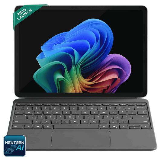 Microsoft Surface Pro Qualcomm Snapdragon X Plus Touchscreen 2-in-1 Laptop (16GB, 256GB SSD, Windows 11 Home, 12 inch PixelSense LCD Display, Platinum, 0.68 KG)