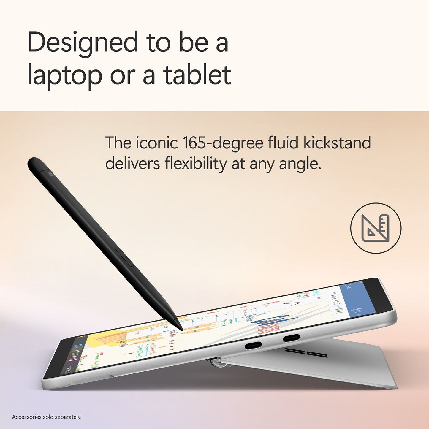 Microsoft Surface Pro Qualcomm Snapdragon X Plus Touchscreen 2-in-1 Laptop (16GB, 256GB SSD, Windows 11 Home, 12 inch PixelSense LCD Display, Platinum, 0.68 KG)