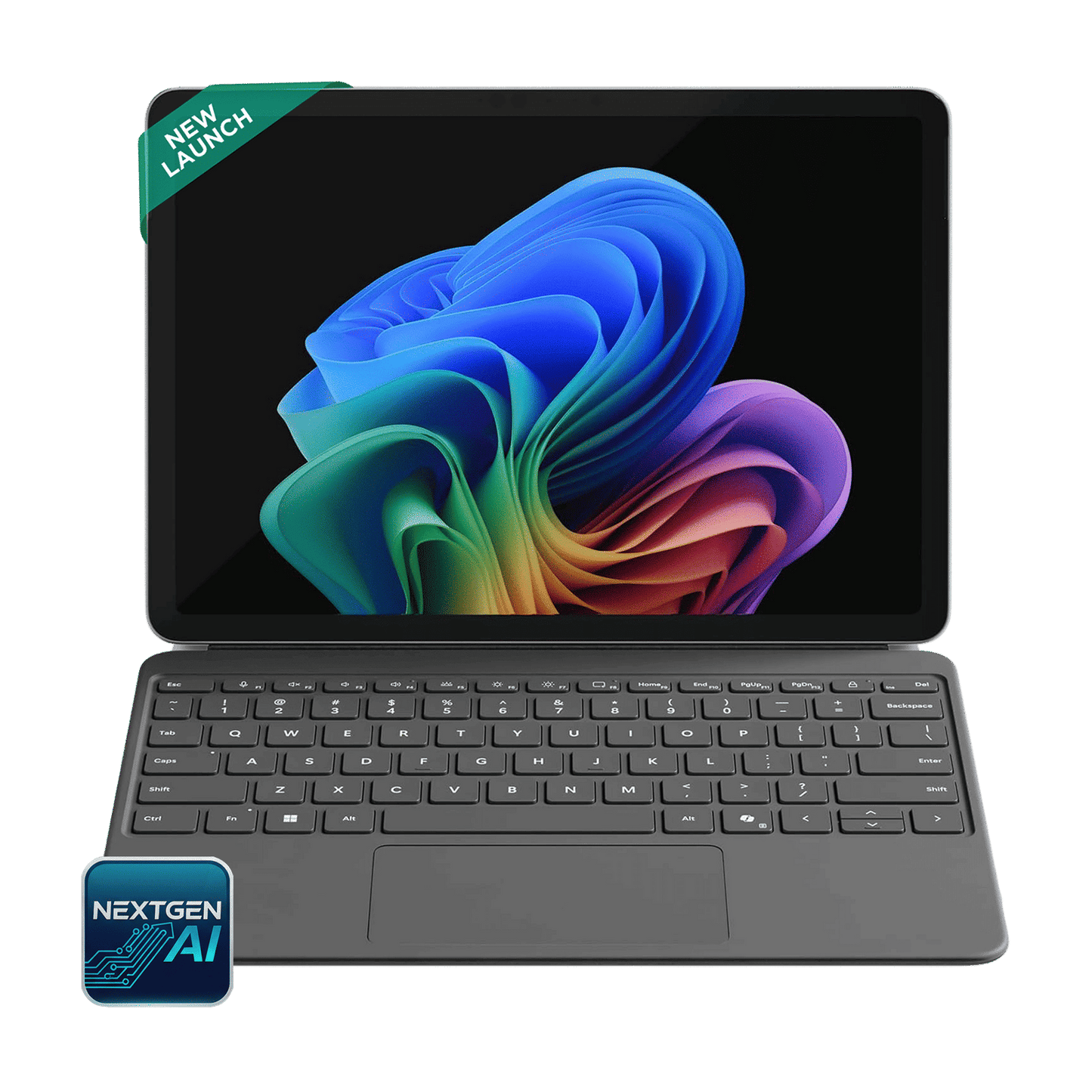 Microsoft Surface Pro Qualcomm Snapdragon X Plus Touchscreen 2-in-1 Laptop (16GB, 512GB SSD, Windows 11 Home, 12 inch PixelSense LCD Display, Platinum, 0.68 KG)