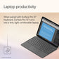 Microsoft Surface Pro Qualcomm Snapdragon X Plus Touchscreen 2-in-1 Laptop (16GB, 512GB SSD, Windows 11 Home, 12 inch PixelSense LCD Display, Platinum, 0.68 KG)