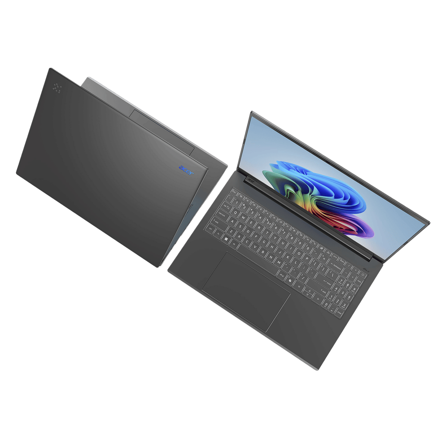 acer A16-11M Qualcomm Snapdragon X Laptop (16GB, 512GB SSD, Windows 11, 16 inch WUXGA Display, MS Office, Steel Grey, 1.7 KG)