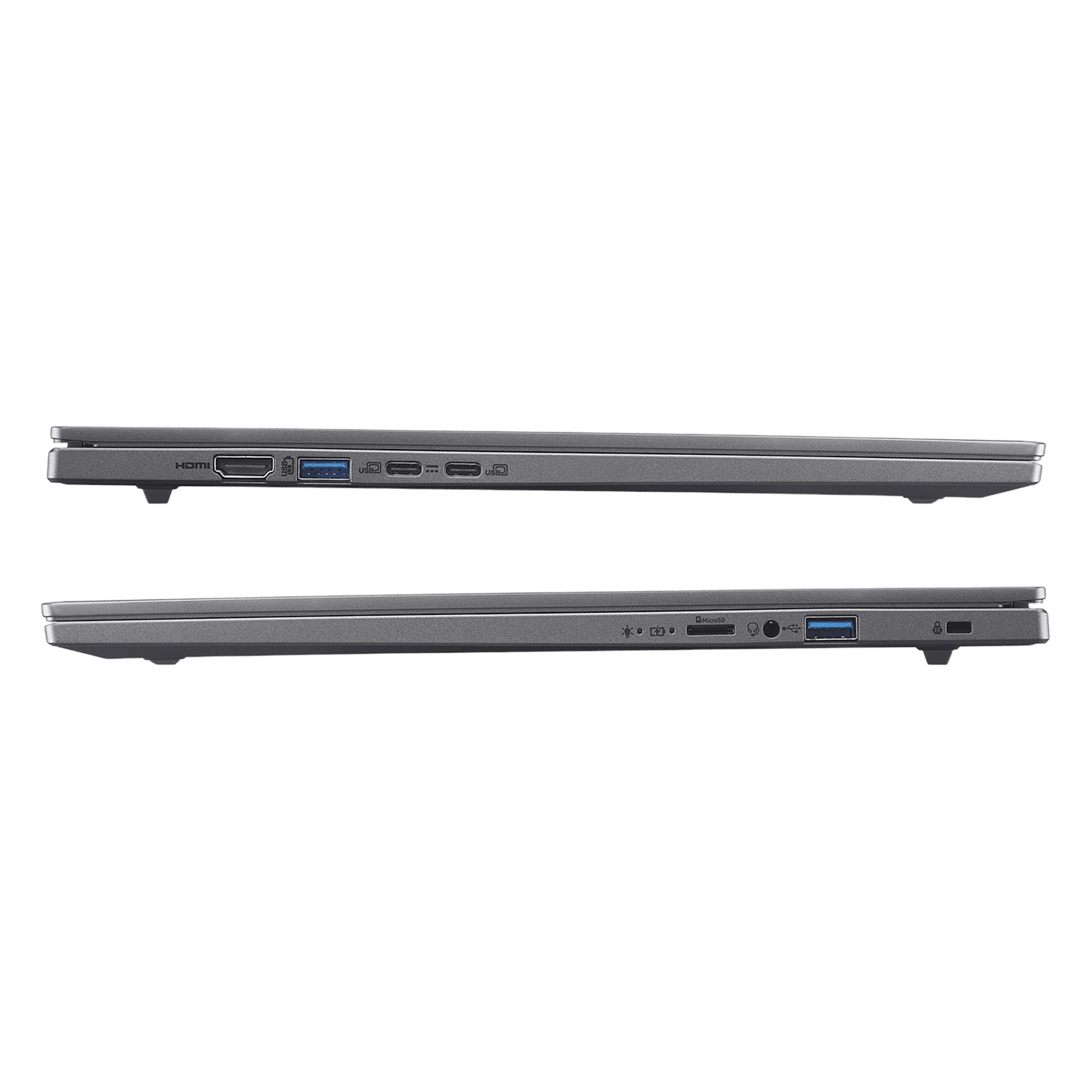 acer A16-11M Qualcomm Snapdragon X Laptop (16GB, 512GB SSD, Windows 11, 16 inch WUXGA Display, MS Office, Steel Grey, 1.7 KG)