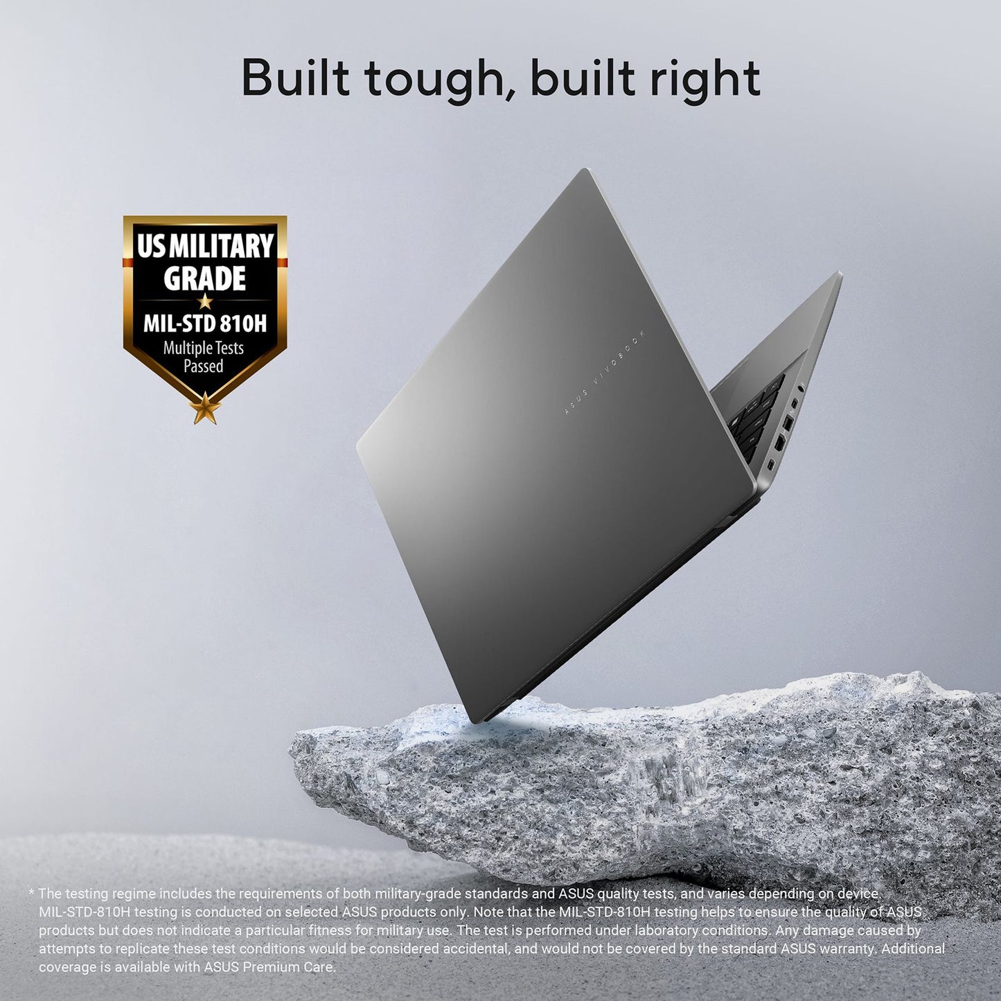 ASUS Vivobook S14 S3407VA-LY080WS Intel Core 5 13th Gen Thin & Light Laptop (16GB, 512GB SSD, Windows 11 Home, 14 inch WUXGA IPS Display, MS Office Home 2024, Matte Gray, 1.4 KG)