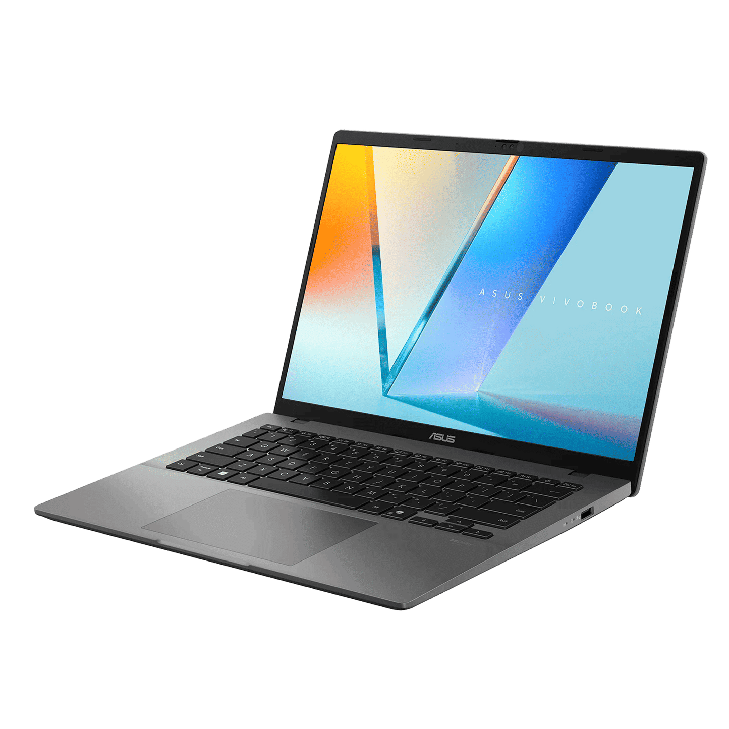 ASUS Vivobook S14 S3407VA-LY080WS Intel Core 5 13th Gen Thin & Light Laptop (16GB, 512GB SSD, Windows 11 Home, 14 inch WUXGA IPS Display, MS Office Home 2024, Matte Gray, 1.4 KG)