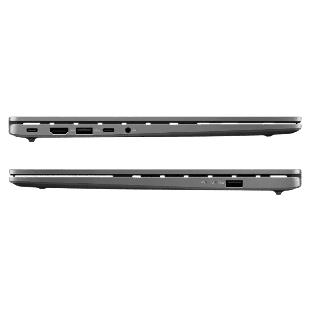 ASUS Vivobook S14 S3407VA-LY080WS Intel Core 5 13th Gen Thin & Light Laptop (16GB, 512GB SSD, Windows 11 Home, 14 inch WUXGA IPS Display, MS Office Home 2024, Matte Gray, 1.4 KG)
