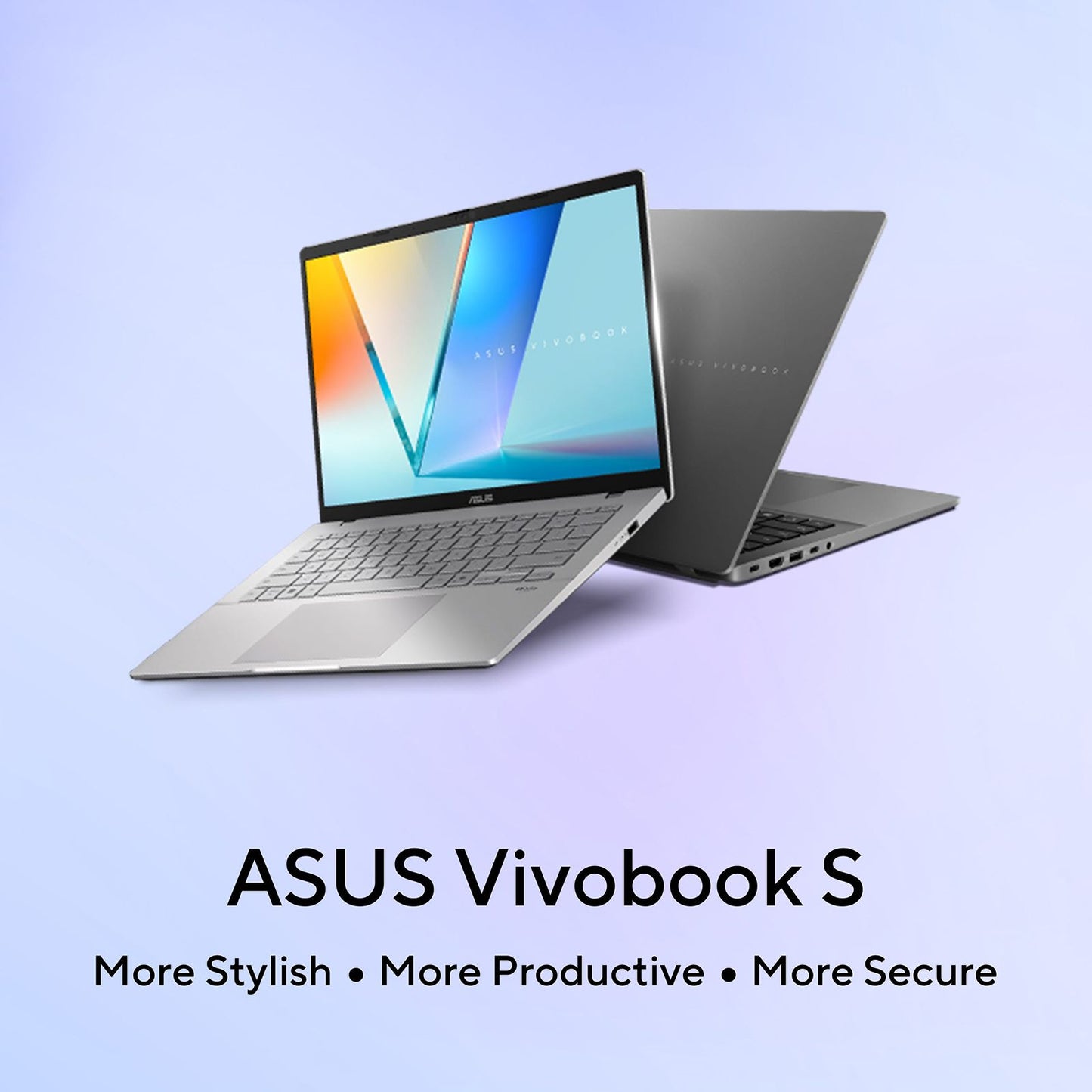 ASUS Vivobook S14 S3407VA-LY080WS Intel Core 5 13th Gen Thin & Light Laptop (16GB, 512GB SSD, Windows 11 Home, 14 inch WUXGA IPS Display, MS Office Home 2024, Matte Gray, 1.4 KG)