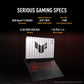 ASUS TUF A16 FA608PP-QT014WS AMD Ryzen 9 Gaming Laptop (16GB, 1TB SSD, Windows 11 Home, 8GB Graphics, 16 inch, 165 Hz, 2.5K WQXGA Display, NVIDIA GeForce RTX 5070, MS Office 365 Basic, Jaeger Gray, 2.20 KG)
