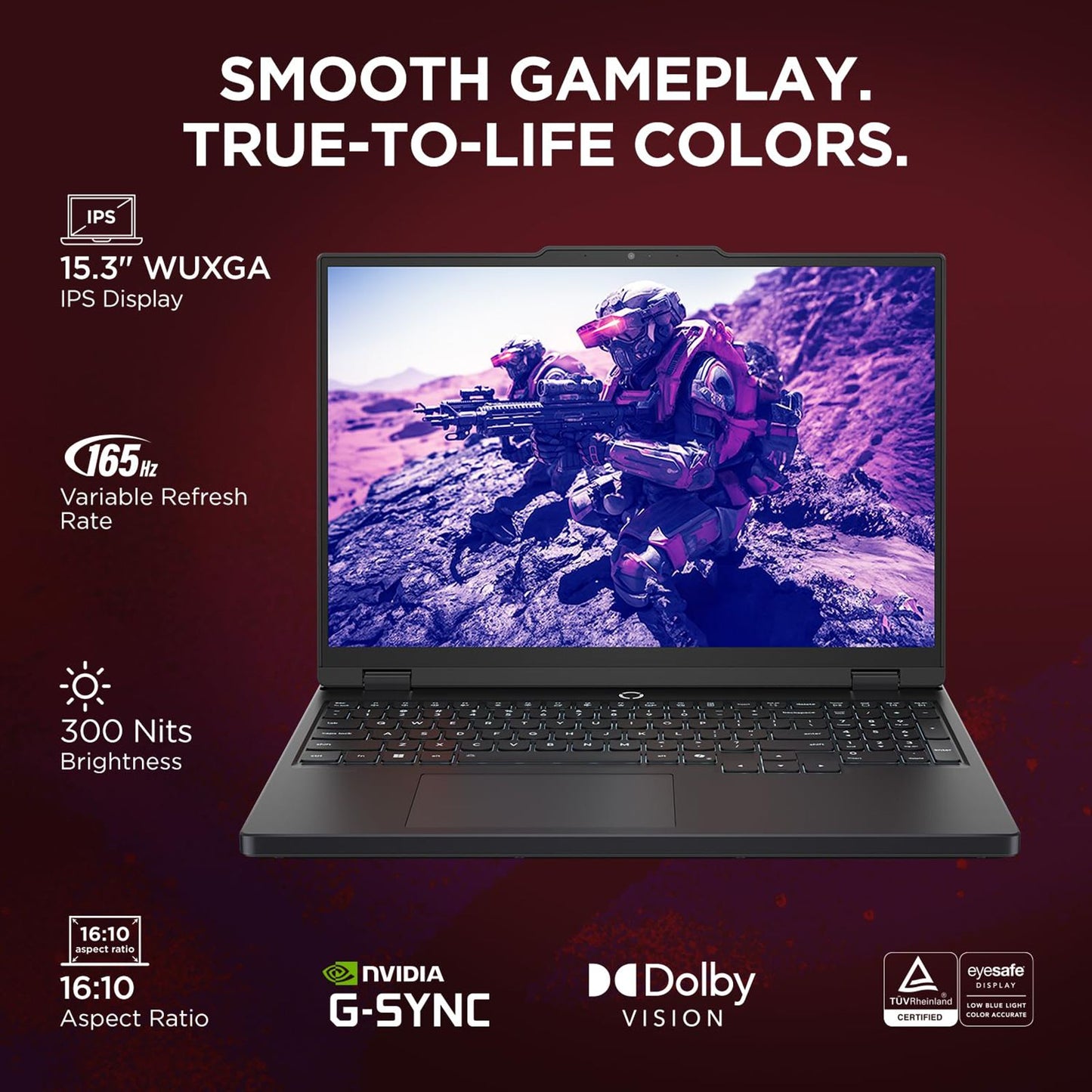 Lenovo Legion 5 15AHP10 AMD Ryzen 7 Gaming Laptop (16GB, 1TB SSD, Windows 11 Home, 8GB Graphics, 15.3 Inch 165 Hz WUXGA IPS Display, NVIDIA GeForce RTX 5060, MS Office Home 2024, Eclipse Black, 2.1 KG)
