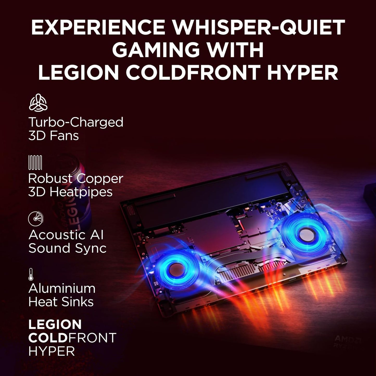 Lenovo Legion 5 15AHP10 AMD Ryzen 7 Gaming Laptop (16GB, 1TB SSD, Windows 11 Home, 8GB Graphics, 15.3 Inch 165 Hz WUXGA IPS Display, NVIDIA GeForce RTX 5060, MS Office Home 2024, Eclipse Black, 2.1 KG)