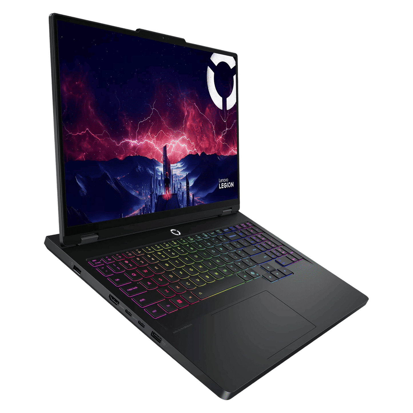 Lenovo Legion Pro 5 16AFR10 AMD Ryzen 9 Gaming Laptop (32GB, 1TB SSD, Windows 11 Home, 8GB Graphics, 16 Inch 165 Hz WQXGA OLED Display, NVIDIA GeForce RTX 5060, MS Office Home 2024, Eclipse Black, 2.3 KG)