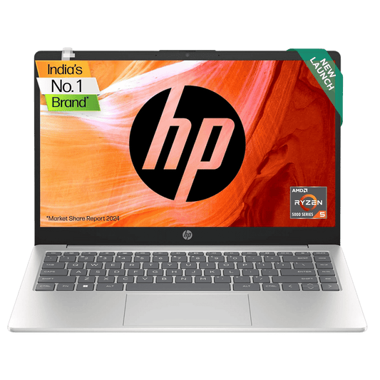 HP 14-em0241AU AMD Ryzen 5 Laptop (16GB, 512GB SSD, Windows 11 Home, 14 inch Full HD IPS Display, Natural Silver, 1.4 KG)