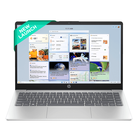 HP 14-gr0006TU Intel Core 5 13th Gen Thin & Light Laptop (16GB, 512GB SSD, Windows 11 Home, 14 inch Full HD IPS Display, MS Office 2024, Natural Silver, 1.41 KG)