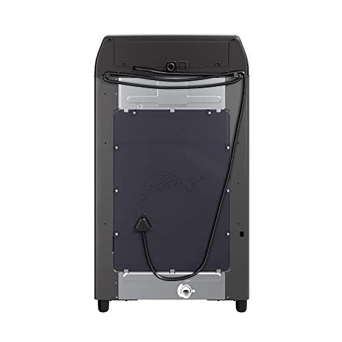 Godrej WTEON VLVT 80 5.0 FDTN MTBK 8 Kg 5 Star Zero Pressure Technology Fully-Automatic Top Load Washing Machine Appliance ( Metallic Black, With 26 Flexi Wash Programs)