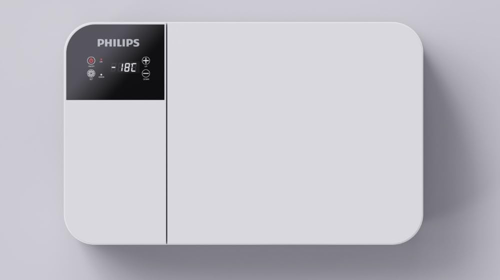 Philips TB5101 16.5L Car Fridge & Freezer (Compressor Cooling, -22°C, Touch Panel, 12/24V DC, 5 Star Rated, Portable for Car, Truck, RV & Home)