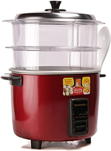 Panasonic Rice Cooker SR-WA18HSS , 4.4 Liters Red
