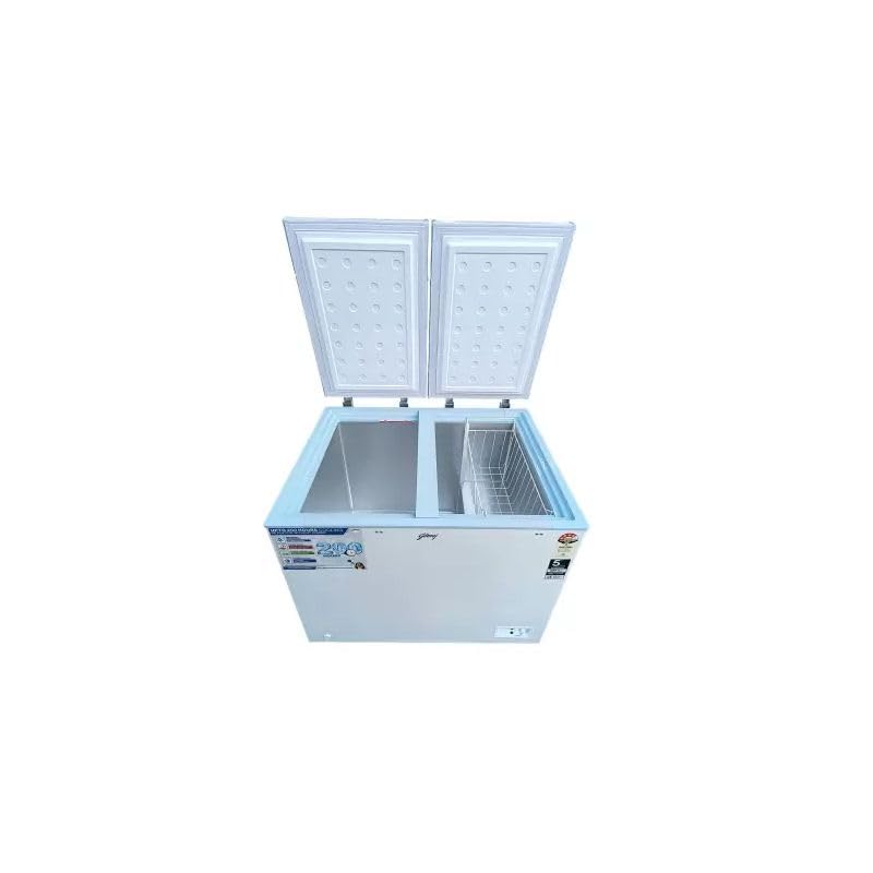 Godrej DH EPenta 325D 2HCN RW 300 L 4 Star Double Door Freezer (White)