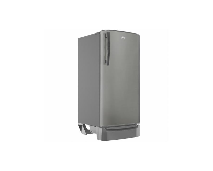 Godrej RD ERIOPLS 205B THF ST GL 180 L 2 Star Direct Cool Turbo Cooling Technology With Upto 24 Days farm Freshness Single Door Refrigerator ( Steel Glow)