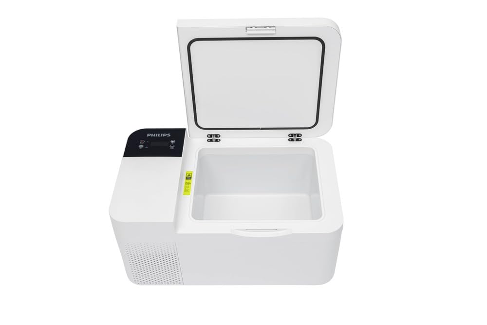 Philips TB5101 16.5L Car Fridge & Freezer (Compressor Cooling, -22°C, Touch Panel, 12/24V DC, 5 Star Rated, Portable for Car, Truck, RV & Home)