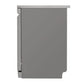 LG DFB532FP 14 Place Setting Freestanding Dishwasher with TrueSteam™, QuadWash™, Inverter Direct Drive & LG ThinQ (Silver, Made for Indian Utensils)