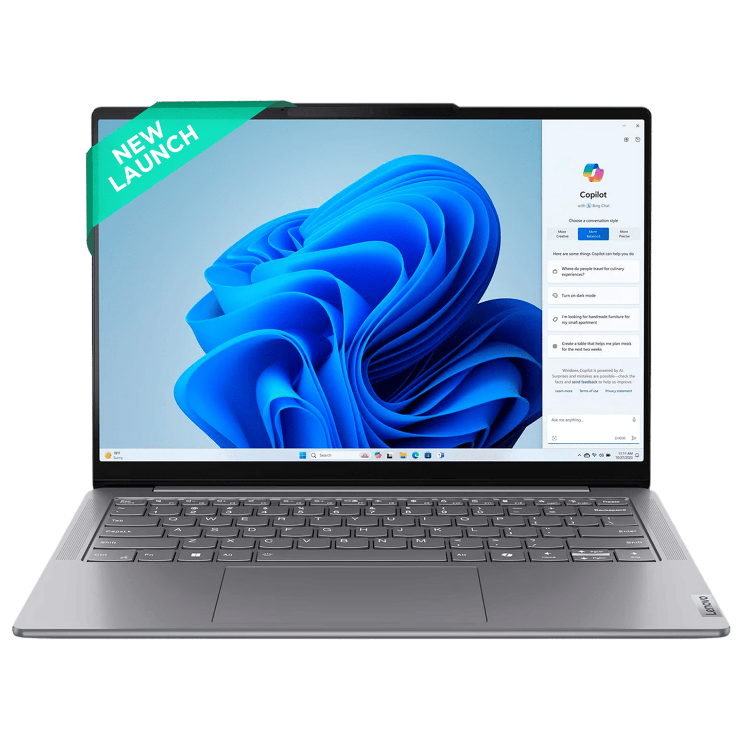 Lenovo Yoga Slim 7 14IMH9 Intel Core Ultra 5 125H Laptop (16GB, 1TB SSD, Windows 11 Home, 14 inch WUXGA OLED Display, MS Office Home 2024, Luna Grey, 1.39 KG)