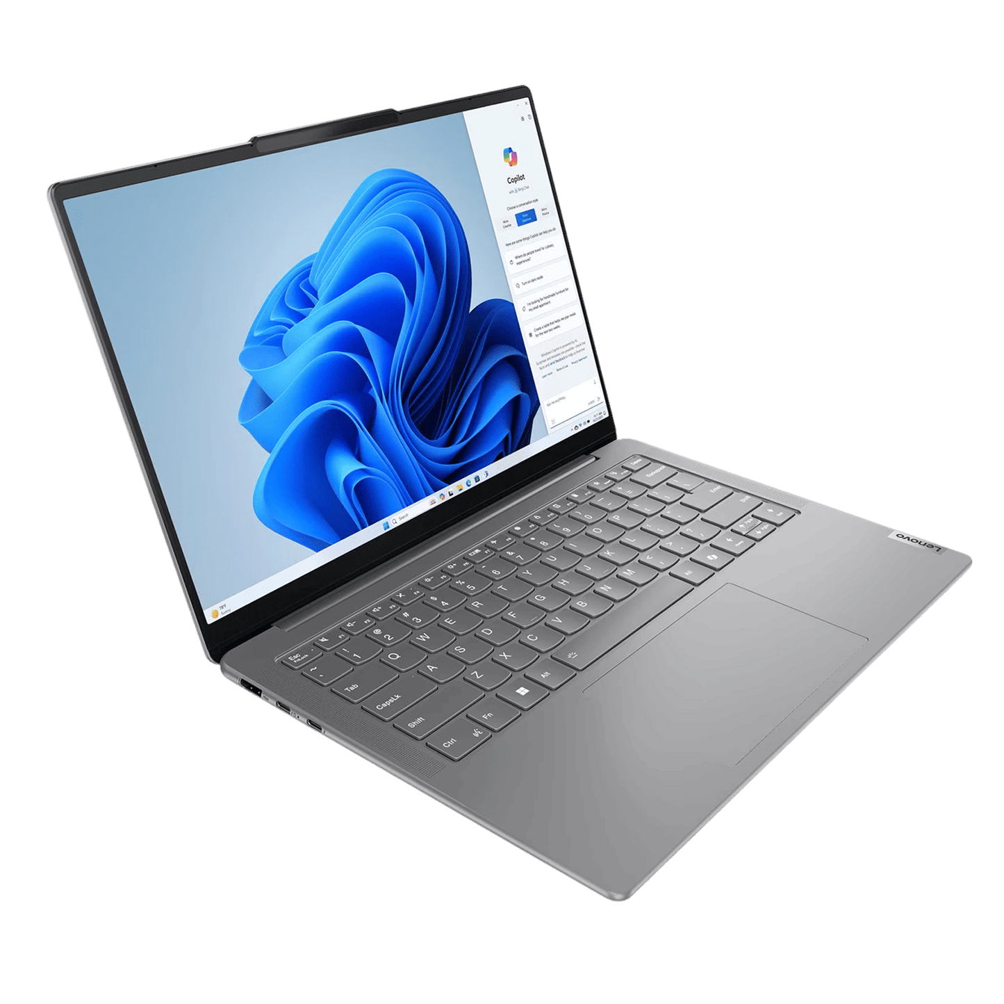 Lenovo Yoga Slim 7 14IMH9 Intel Core Ultra 5 125H Laptop (16GB, 1TB SSD, Windows 11 Home, 14 inch WUXGA OLED Display, MS Office Home 2024, Luna Grey, 1.39 KG)