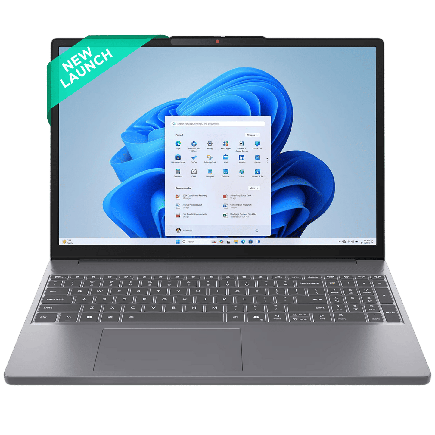 Lenovo IdeaPad Slim 3 15IRH10 Intel Core i7 13th Gen Laptop (16GB, 512GB SSD, Windows 11 Home, 15.3 inch WUXGA IPS Display, MS Office Home 2024, Luna Grey, 1.59 KG)