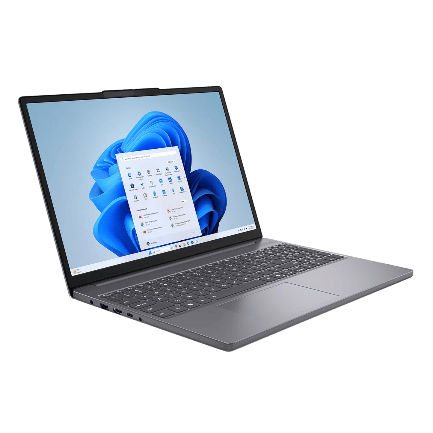 Lenovo IdeaPad Slim 3 15IRH10 Intel Core i7 13th Gen Laptop (16GB, 512GB SSD, Windows 11 Home, 15.3 inch WUXGA IPS Display, MS Office Home 2024, Luna Grey, 1.59 KG)
