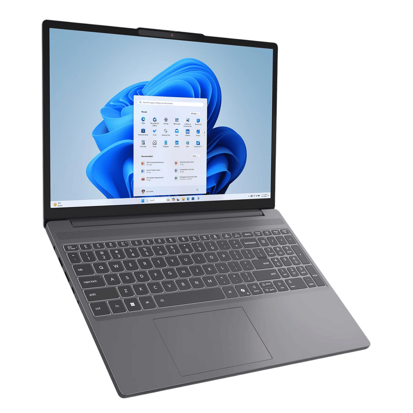 Lenovo IdeaPad Slim 3 15IRH10 Intel Core i7 13th Gen Laptop (16GB, 512GB SSD, Windows 11 Home, 15.3 inch WUXGA IPS Display, MS Office Home 2024, Luna Grey, 1.59 KG)