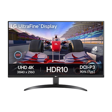 LG 80 cm (31.5) UltraFine 4K Monitor, HDR10, 4ms GtG, 60 Hz Refresh Rate — 32UR500K-B — product view