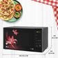 LG MS2043BR 20 L Solo Microwave Oven (Black) – i-Wave Technology, Anti-Bacterial Cavity, Steam Clean, 44 Auto Cook Menus, Energy Saving