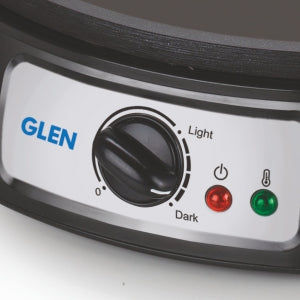 Glen SA-3038N Electric Dosa Maker (1000W, Black) | Adjustable Temperature | Non-Stick Coating | Suraj Electronics Delhi NCR