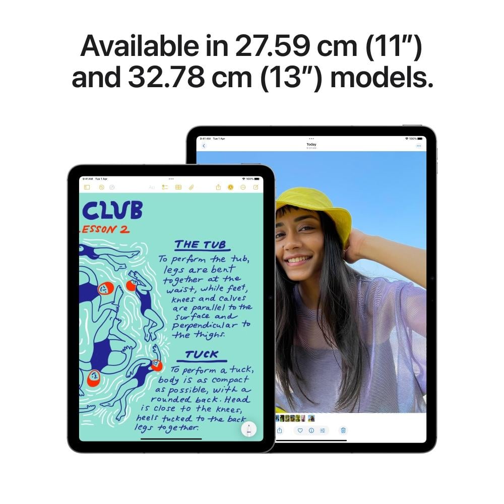 Apple iPad Air M3 27.59 cm (11 inch) Wi-Fi + Cellular Tablet, 128 GB, Starlight, 2025, MCFX4HN/A