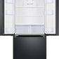 Samsung RF57A5032B1 550L Frost Free French Door Refrigerator (Black Matt) – Convertible Bottom Freezer, Digital Inverter Compressor, Twin Cooling Plus