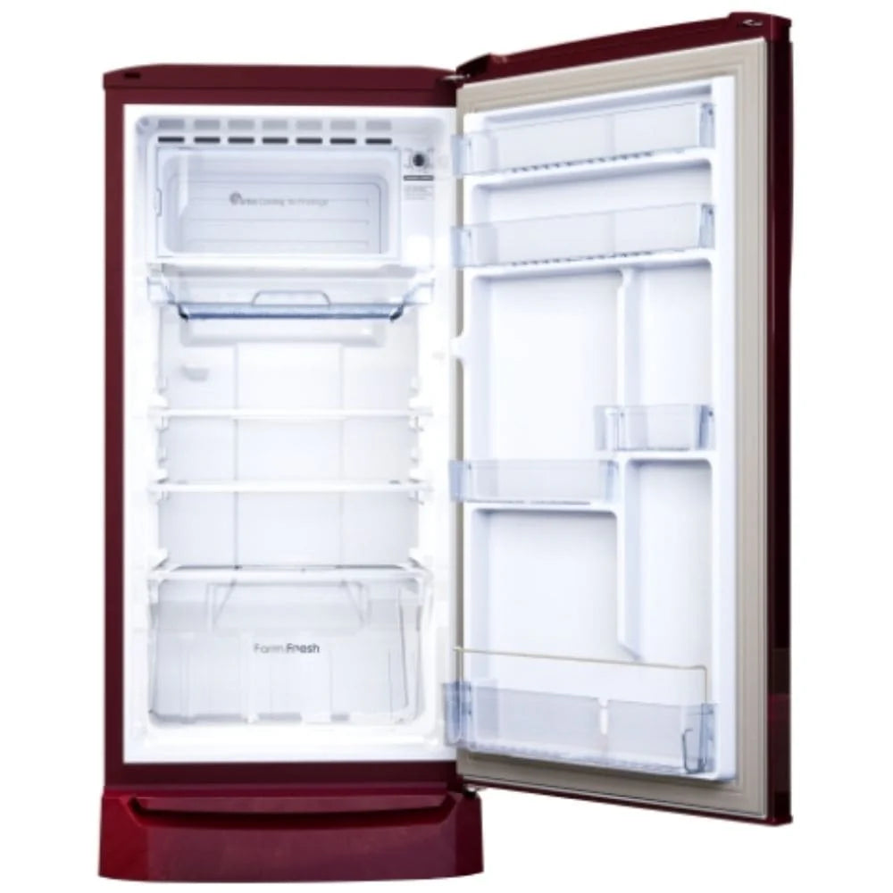 Godrej RD ERIOPLS 205B THF SS WN 180 L 2 Star Direct Cool Turbo Cooling Technology With Upto 24 Days farm Freshness Single Door Refrigerator (Sunset Wine)