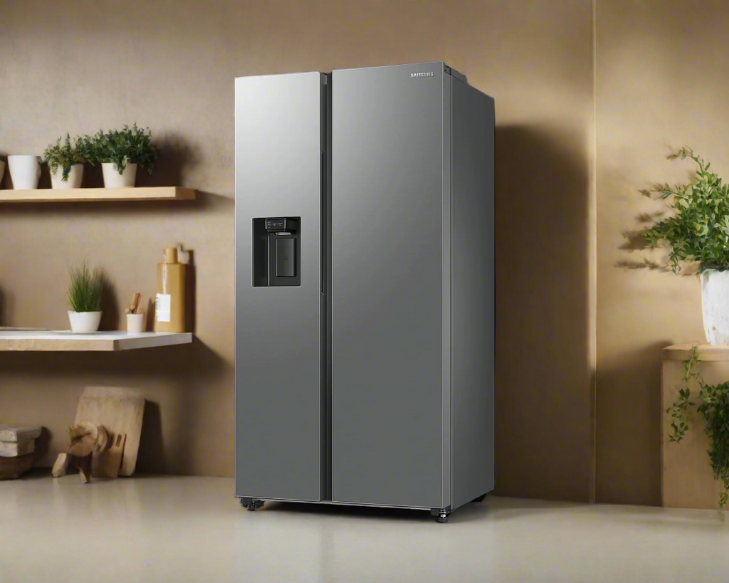 Samsung RS78CG8543SLHL 633L 5-in-1 Convertible Side-by-Side Refrigerator | Twin Cooling Plus | Wi-Fi Enabled | Non-Plumbing Dispenser | Digital Inverter | Real Stainless