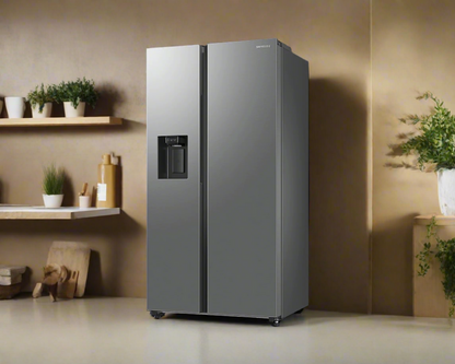 Samsung RS78CG8543SLHL 633L 5-in-1 Convertible Side-by-Side Refrigerator | Twin Cooling Plus | Wi-Fi Enabled | Non-Plumbing Dispenser | Digital Inverter | Real Stainless
