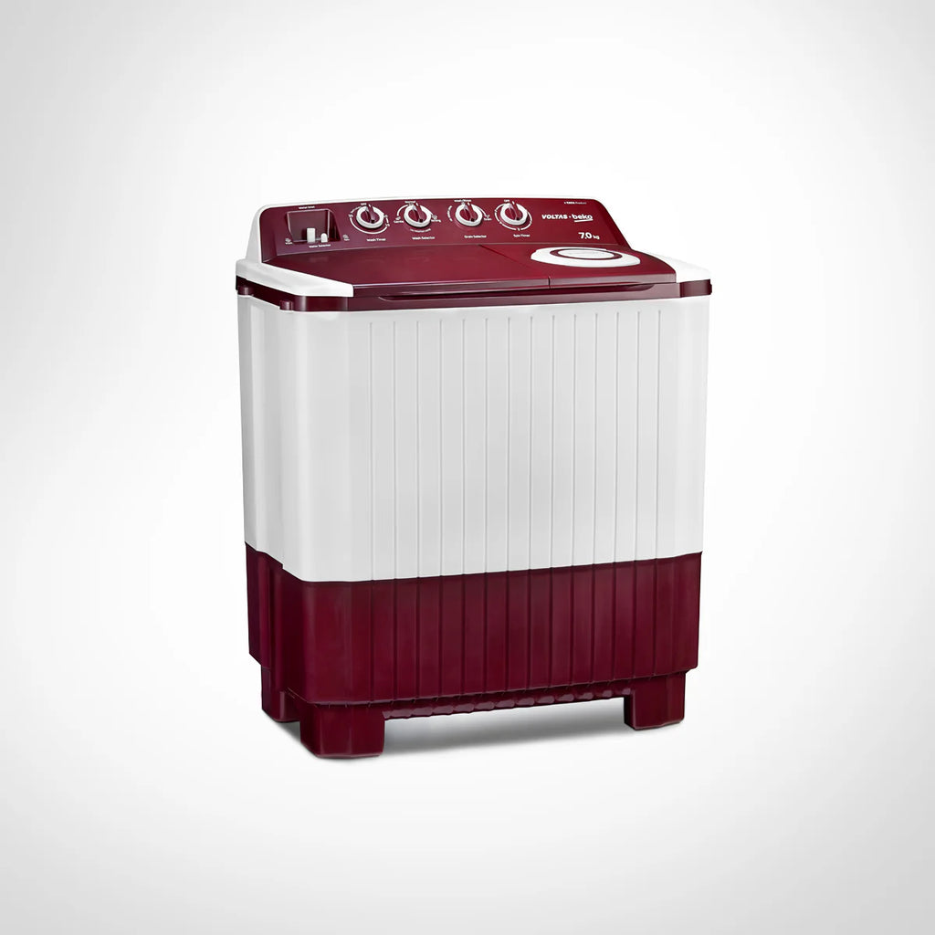 Voltas Beko WTT70DLIM/BRSSWH5POD 7Kg Semi Automatic Top Loading Washing Machine Burgundy