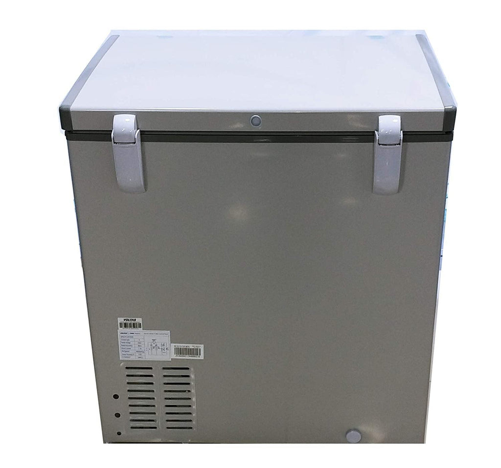 Voltas 150 SD HT Grey Single Door Deep Freezer, CF HT 150 SD A Convertible Grey