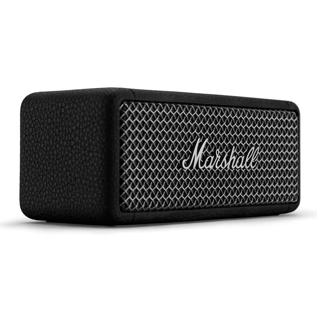 Marshall Emberton II Portable Bluetooth Speaker (Black & Steel) | 30+ Hour Playtime | IP67 Water Resistant