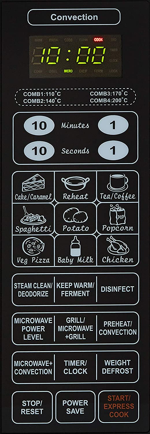 IFB 23 L Convection Microwave Oven 23BC4, Black+Floral Design