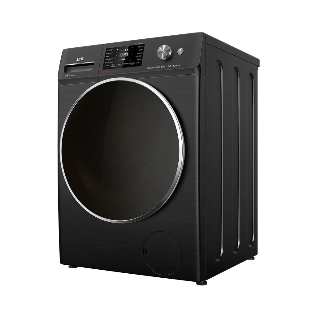 IFB 11 Kg EXECUTIVE PLUS BXN 1114KH 5 Star AI-Powered Front Load Washing Machine (Black VCM) | Eco Inverter Motor | Steam Refresh | 1400 RPM | Wi-Fi Enabled