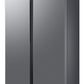 Samsung RS76CG8113SLHL 653L Wi-Fi Enabled Side-by-Side Refrigerator | SmartThings AI | Convertible 5-in-1 | Twin Cooling Plus | Digital Inverter Compressor | EZ Clean Steel | 3 Star | 20-Year Warranty