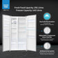 Voltas Beko RSB495/FPV300RXID 472 L Inverter Frost Free Side-by-Side Refrigerator (Inox Steel) with ProSmart Compressor, Multi Airflow & Electronic Temperature Control