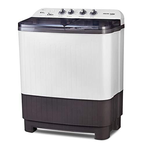 Voltas Beko WTT85DGRT 8.5 kg Semi Automatic Top Load Washing Machine White, Grey